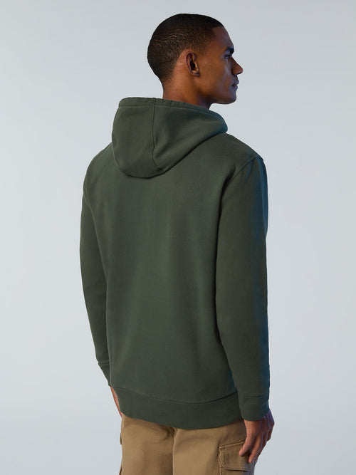 North Sails Hoodie with maxi logo print