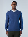 V-neck sweater with logo