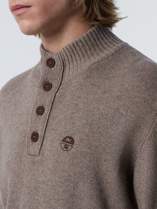 North Sails Half-button cashmere sweater